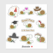 Cute and Funny Cartoon Snagels Sticker set (Vel)