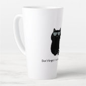 Cute and Funny Cat Latte Mok (Linkerhoek)