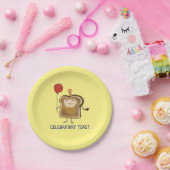 Cute and Funny Celebratory Toast Papieren Bordje (Feest)