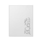 Cute and Funny Crazy Cat Lady Notitieblok (Linkerzijde)