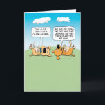 Cute and Funny Dogs Beschrijf Clouds Birthday Kaart<br><div class="desc">Hier is een schattige en grappige verjaardagskaart voor cartoons die een paar honden beschrijven wat ze zien in de wolkenformaties. Een geweldige kaart voor elk hondenliefhebber! Bedankt dat je dit originele ontwerp hebt gekozen door © Chuck Ingwersen. Ik ben een onafhankelijke kunstenaar, en ik post cartoons en strips op Instagram,...</div>