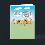 Cute and Funny Dogs Beschrijf Clouds Birthday Kaart<br><div class="desc">Hier is een schattige en grappige verjaardagskaart voor cartoons die een paar honden beschrijven wat ze zien in de wolkenformaties. Een geweldige kaart voor elk hondenliefhebber! Bedankt dat je dit originele ontwerp hebt gekozen door © Chuck Ingwersen. Ik ben een onafhankelijke kunstenaar, en ik post cartoons en strips op Instagram,...</div>