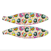 Cute and Funny Easter Eggs Cartoon Basketbal (Panelen)