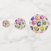 Cute and Funny Easter Eggs Cartoon Confetti (Voorkanten)