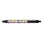 Cute and Funny Easter Eggs Cartoon Zwarte Inkt Pen (Achterkant)