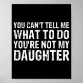 Cute And Funny Father Quote Cool Dad Design For Fa Poster (Voorkant)