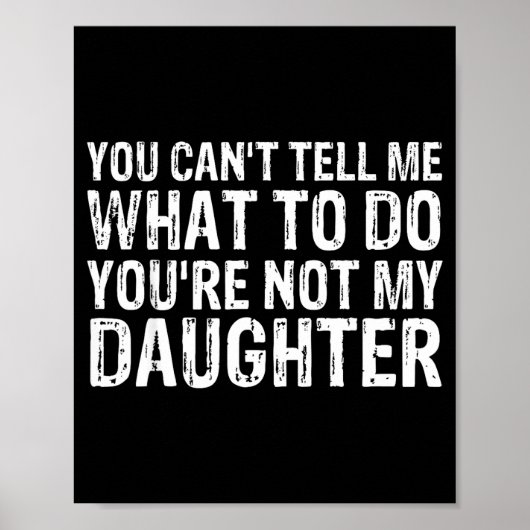 Cute And Funny Father Quote Cool Dad Design For Fa Poster (Voorkant)