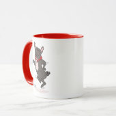 Cute and Funny French Bulldog Mok (Voorkant links)