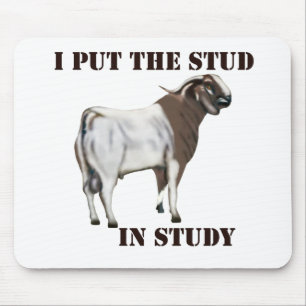 Cute and Funny Goat Mousepad Muismat