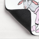 Cute and Funny Goat Mousepad Muismat (Hoek)
