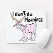 Cute and Funny Goat Mousepad Muismat (Met muis)