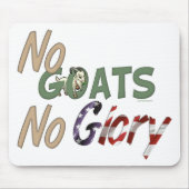 Cute and Funny Goat Mousepad Muismat (Voorkant)