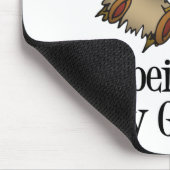 Cute and Funny Goat Mousepad Muismat (Hoek)