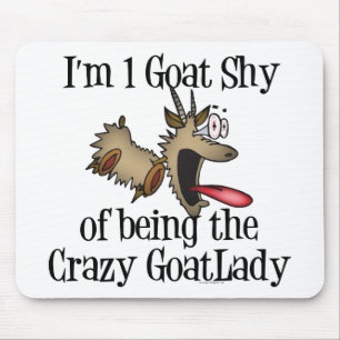 Cute and Funny Goat Mousepad Muismat