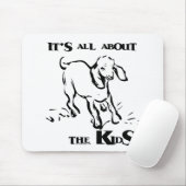 Cute and Funny Goat Mousepad Muismat (Met muis)
