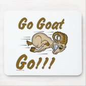 Cute and Funny Goat Mousepad Muismat (Voorkant)