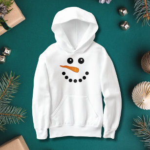 Cute and Funny Kinder Snowman Festive Hoodies