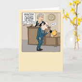 Cute and Funny Lawyer Boops Dog's Snot Birthday Kaart (Gele Bloem)