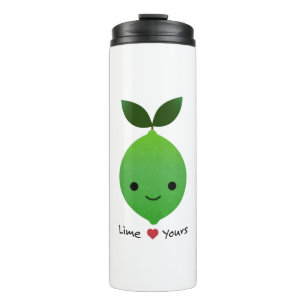Cute and Funny Limoen Yours Kawaii Limoen Thermosbeker