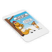 Cute and Funny Little Horse Kerstmis Magneet (Rechterzijde)