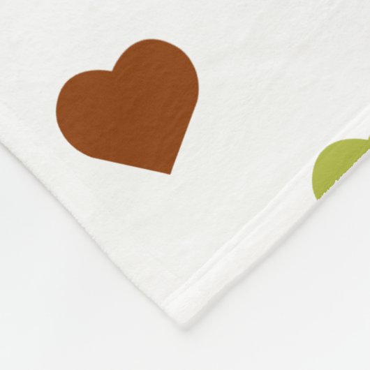 Cute and Funny Mangoificent Mango Fleece Deken (Hoek)