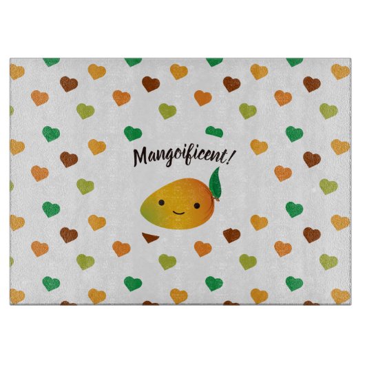 Cute and Funny Mangoificent Mango Snijplank (Voorkant)
