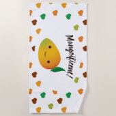 Cute and Funny Mangoificent Mango Strandlaken (Voorkant)