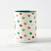 Cute and Funny Mangoificent Mango Tweekleurige Koffiemok (Center)