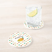 Cute and Funny Mangoificent Mango Zandsteen Onderzetter (Zijkant)