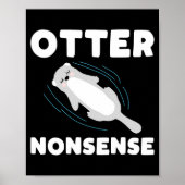 Cute And Funny Otter  Poster (Voorkant)