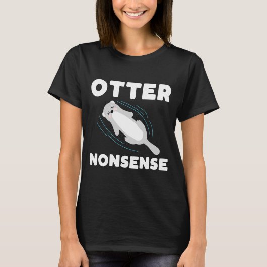 Cute And Funny Otter  T-shirt (Voorkant)