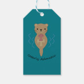 Cute and Funny Otterly Schattige Otter Cadeaulabel (Voorkant)