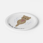 Cute and Funny Otterly Schattige Otter Papieren Bordje (Gekanteld)