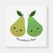 Cute and Funny Pearfect Pair Pears Magneet (Voorkant)