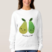 Cute and Funny Pearfect Pair Pears Trui (Voorkant)