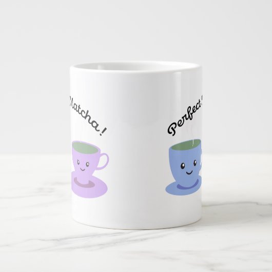 Cute and Funny Perfect Matcha Grote Koffiekop (Voorkant)