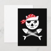 Cute and Funny Pirate Kinder Cat (Voorkant / Achterkant)