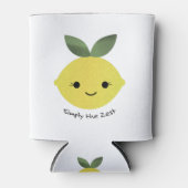 Cute and Funny Simply the Zest Kawaii Lemon Blikjeskoeler (Voorkant)