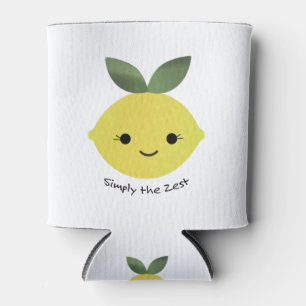 Cute and Funny Simply the Zest Kawaii Lemon Blikjeskoeler