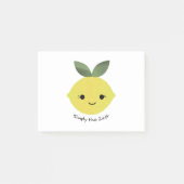 Cute and Funny Simply the Zest Kawaii Lemon Post-it® Notes (Voorkant)