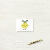 Cute and Funny Simply the Zest Kawaii Lemon Post-it® Notes (Op bureau)