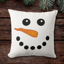 Cute and Funny Snowman Festive Pillow Kussen