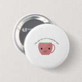 Cute and Funny So Matcha Love Ronde Button 5,7 Cm (Voorkant /achterkant)