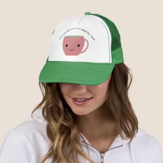 Cute and Funny So Matcha Love Trucker Pet (In situ)