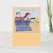 Cute and Funny Training Dog to Pour Wine Kaart (Voorkant)