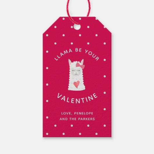 Cute and Funny Valentijnsdag Cadeaulabel (Voorkant)