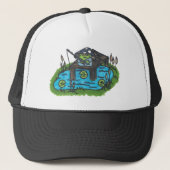 Cute and Funny Vissen Frog Trucker Pet (Voorkant)