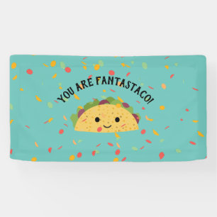 Cute and Funny You are Fantastaco Cute Kawaii Taco Spandoek