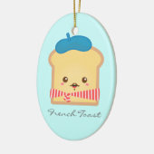 Cute and Happy French toast Keramisch Ornament (Links)