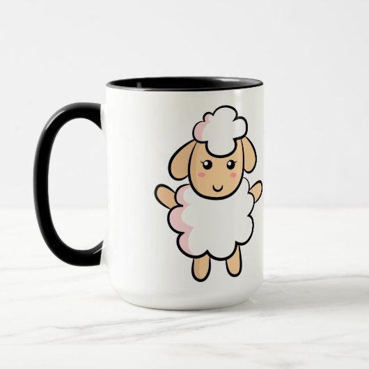Cute and Happy Sheep Mok (Links)